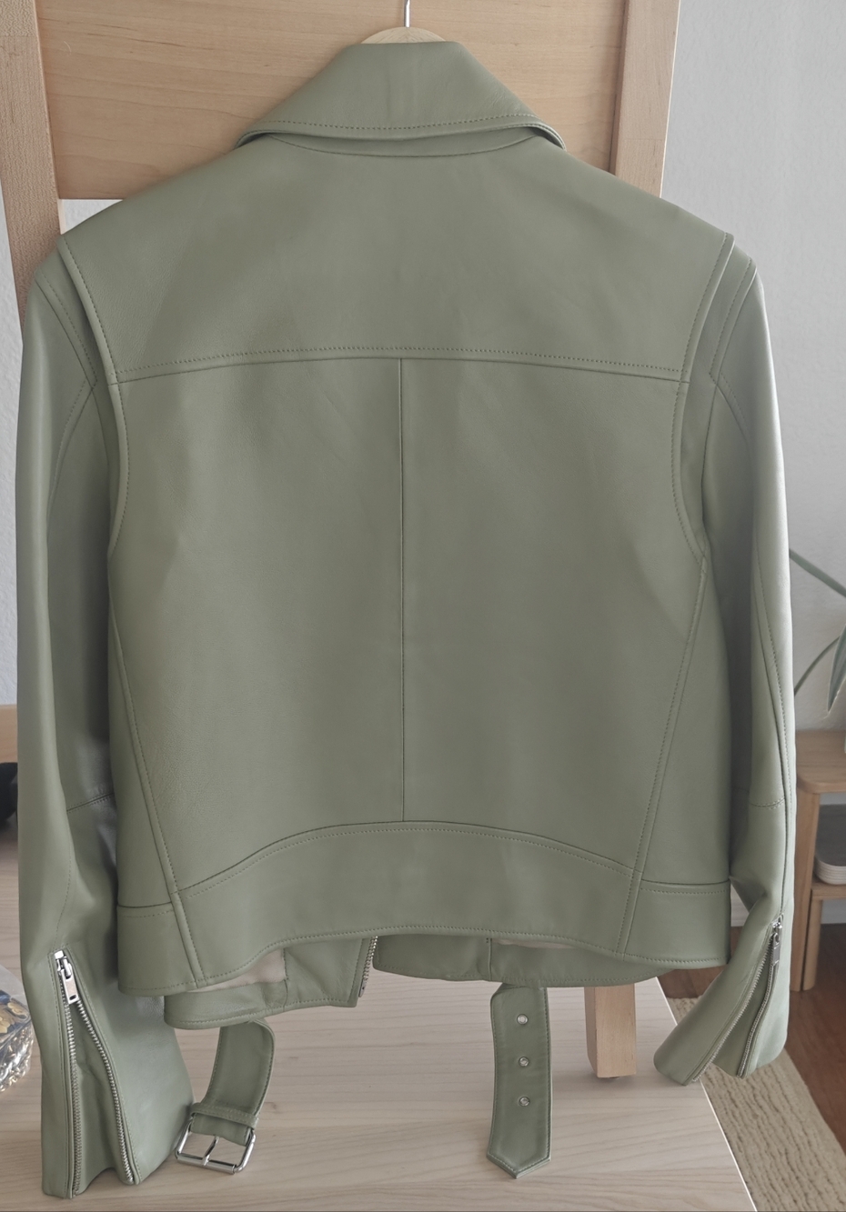 Theory Leather Moto Jacket Women - Picture 3 of 10